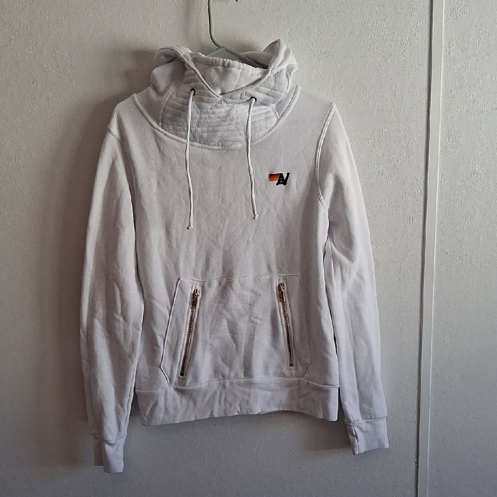 Aviator Nation White Ninja Hoodie